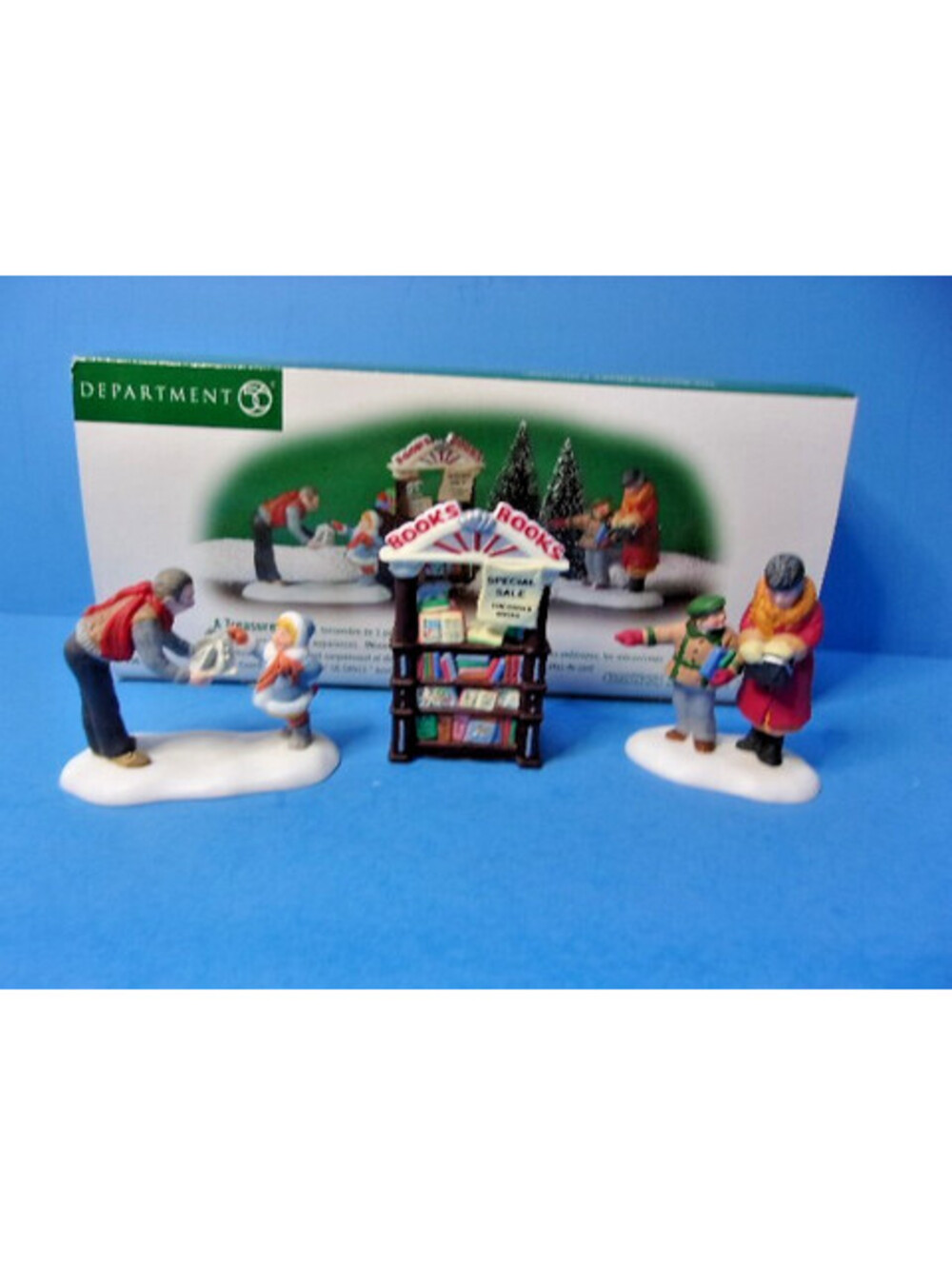 Dept 56 A Treasured Book #58963 Christmas in the City Set of 3 Retired in Box
